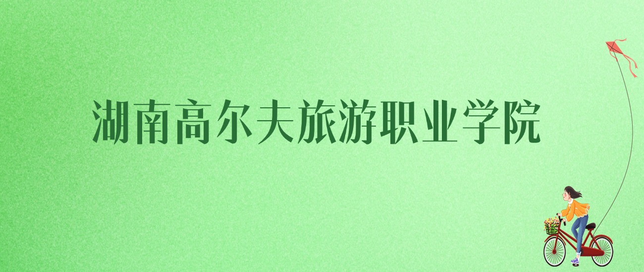 2025年湖南高尔夫旅游职业学院各专业录取分数线、位次汇总