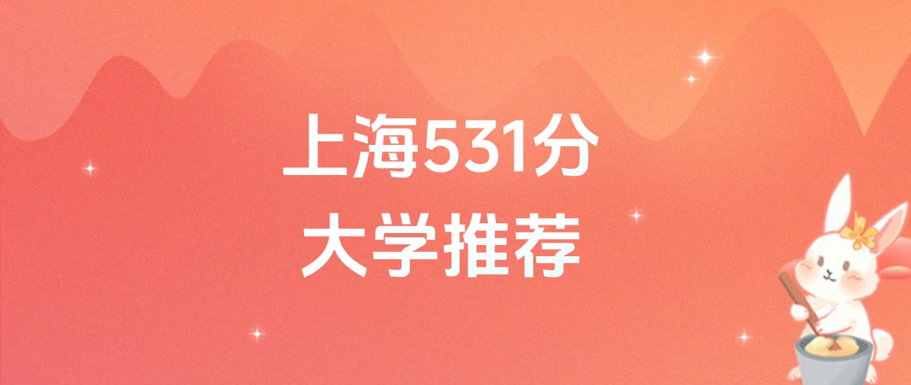 上海531分的公办二本大学排名（2026年高考参考）