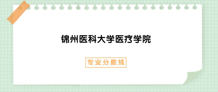 2025年锦州医科大学医疗学院生物医药数据科学专业录取分数线、选科要求