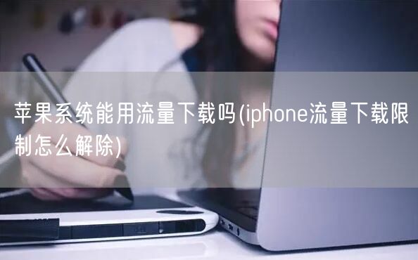 苹果系统能用流量下载吗