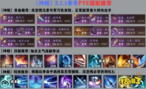 逆水寒手游神相PVE攻略 神相PVE搭配一图流推荐