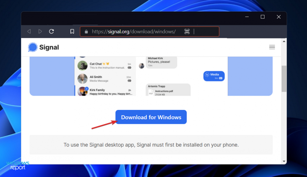 Win11系统如何访问使用Signal应用程序