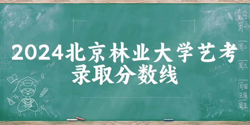 北京林业大学2024艺术生录取分数线 2025艺考生参考