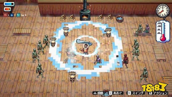 浴巾抽魅魔?像素风动作游戏《亡者桑拿》EA现已在Steam平台推出!(图3) 浴巾抽魅魔?像素风动作游戏《亡者桑拿》EA现已在Steam平台推出!