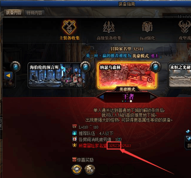 dnf英王多少名望