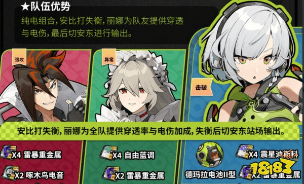 绝区零纯电阵容怎么搭配 最强纯电阵容解析攻略