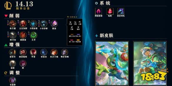 英雄联盟14.13版本最新更新公告一览 英雄联盟14.13更新了什么(图2)