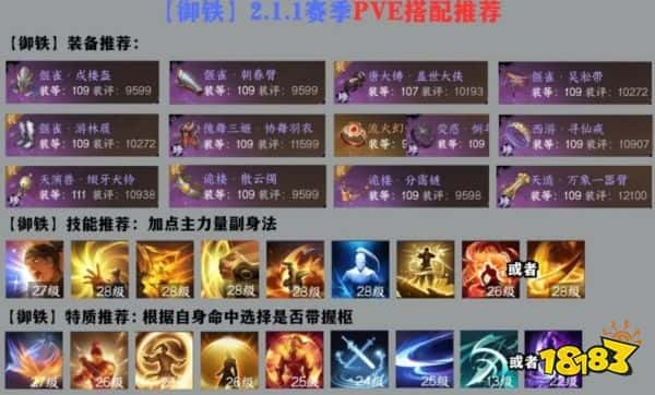 逆水寒手游铁衣PVE攻略 御铁PVE搭配一图流推荐(图1)