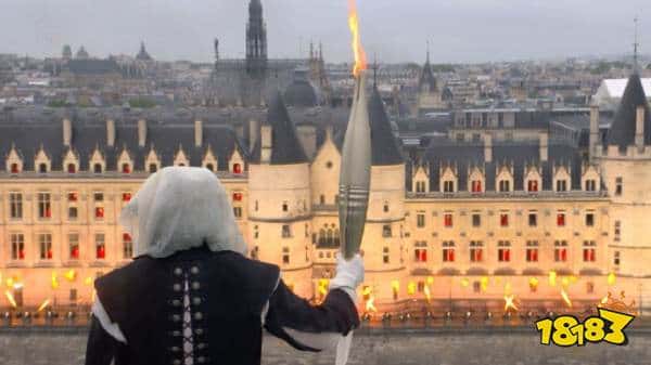 究极套娃！《刺客信条：大革命》COS巴黎奥运会COS刺客信条的火炬手！