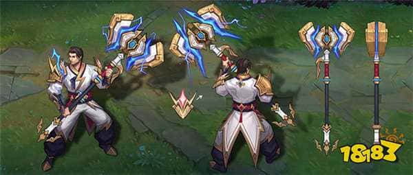 T1冠军皮肤曝光！ 网友:杰斯和原皮有区别？适合给BLG！