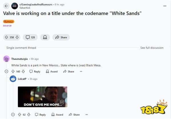 配音演员简历透露V社开发中的新作 与《半条命》有关