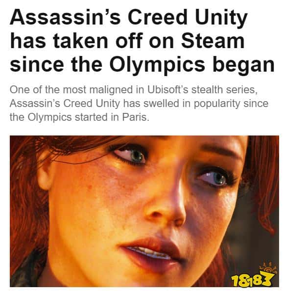 他太懂营销了！育碧《刺客信条：大革命》玩家正不断上涨！