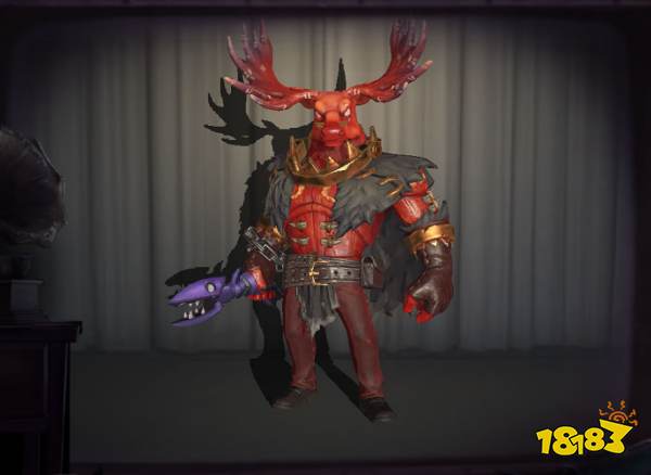 《第五人格》鹿头猩红皮肤图鉴(图1) 《第五人格》鹿头角色猩红皮肤截图