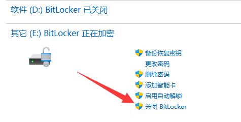 Bitlocker加密怎么解除 Win11系统解除Bitlocker加密的方法教程(图2) Bitlocker加密怎么解除 Win11系统解除Bitlocker加密的方法教程