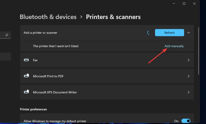 无线打印机怎么连接电脑 win11系统添加无线打印机的操作方法(图4) 无线打印机怎么连接电脑 win11系统添加无线打印机的操作方法