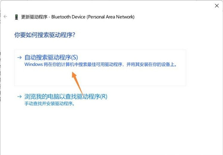 Win11蓝牙驱动怎么更新?Win11蓝牙驱动更新方法教学(图4) Win11蓝牙驱动怎么更新?Win11蓝牙驱动更新方法教学