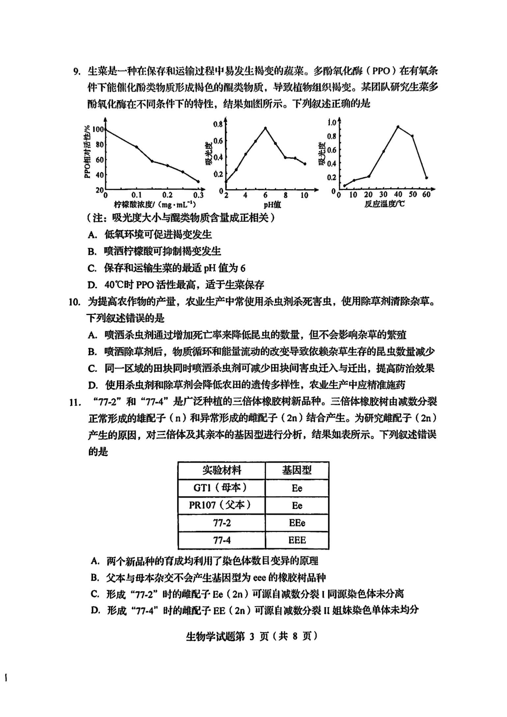 2025四川八省联考全科答案汇总(四川新高考适应性考试)(图62) 2025四川八省联考全科答案汇总(四川新高考适应性考试)(图62)